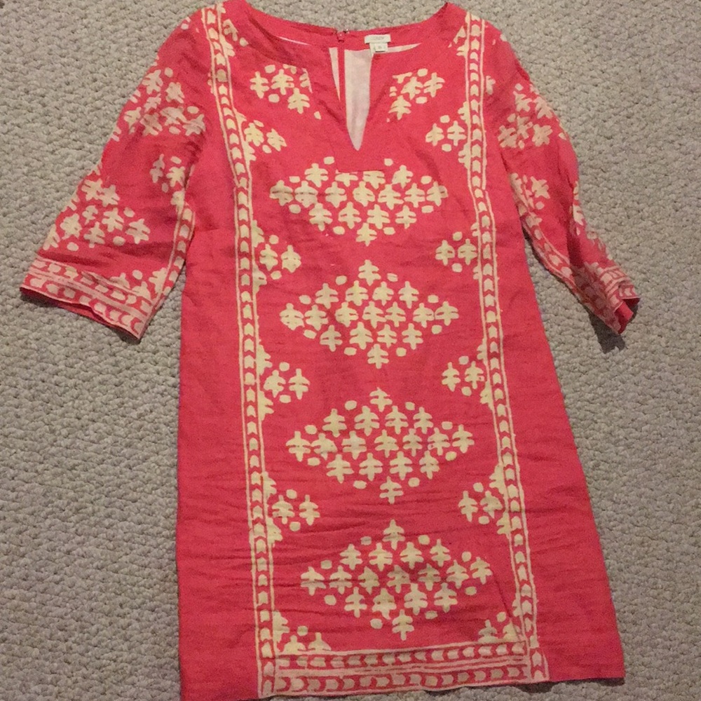 J. Crew linen tunic dress